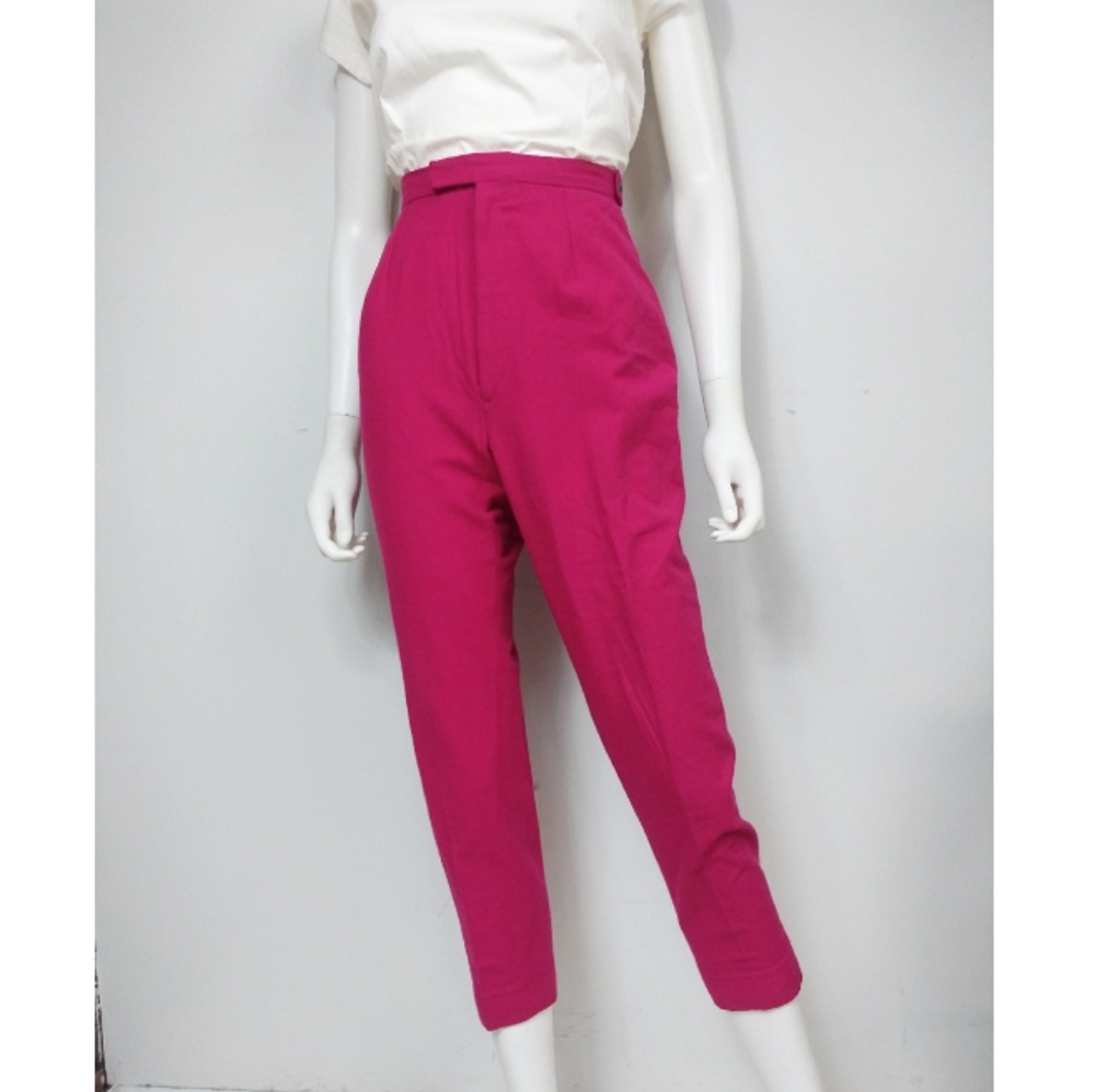 Vintage 50's High Waist Cigarette Trousers